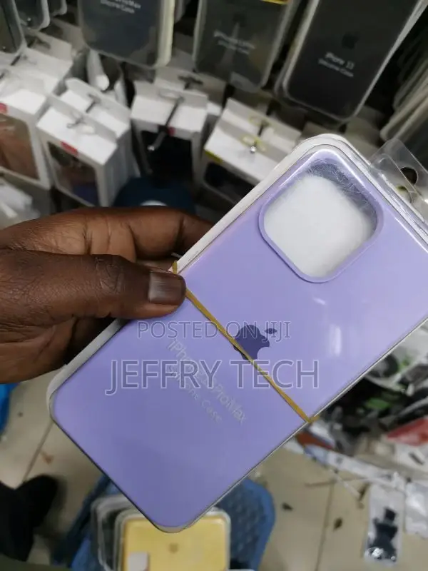Silicon Back Case for iPhone 13 Pro Max - Purple