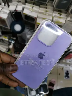 Purple Original Silicone Case for Apple iPhone 14 Pro