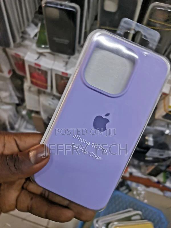 Silicone Case for iPhone 15 Pro – Sleek Protection | Light P - thumbnail 3