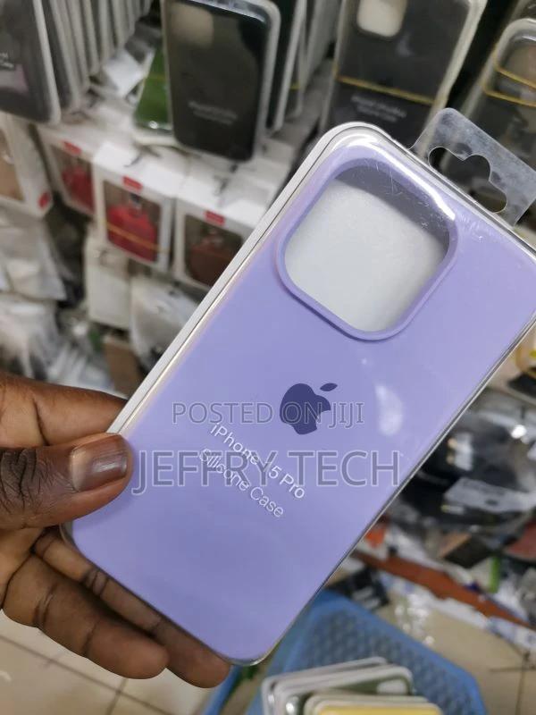 Silicone Case for iPhone 15 Pro – Sleek Protection | Light P - thumbnail 4