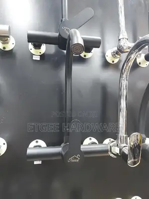Kitchen Tap Mixer Black Wall Nemsi