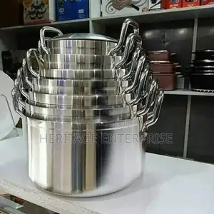 Tornado Stainless Alluminium Sufuria 14pc