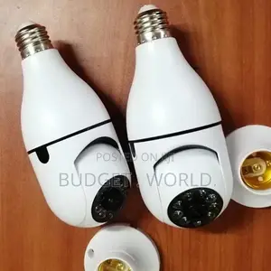 Wifi 360 Degree Light Socket Screw Bulb Security Cameras