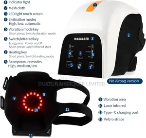 Knee Airbag Massager Pneumatic,Infrared, Heating Vibration