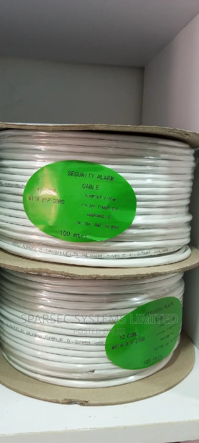 12 Core Alarm Cable White (100m Drum