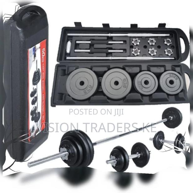 50kgs Barbell and Dumbbell Set✓ - main view