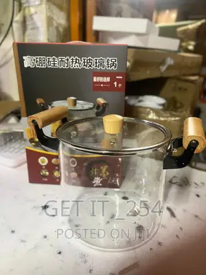 5.5 Borrisilcate Multifuctional Glass Coooking Pot /