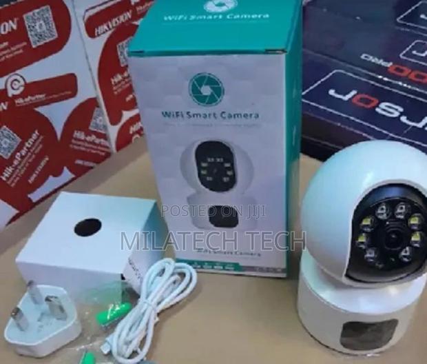 <>Dual Lens Smart CCTV Camera Wifi IP Home Security - main view