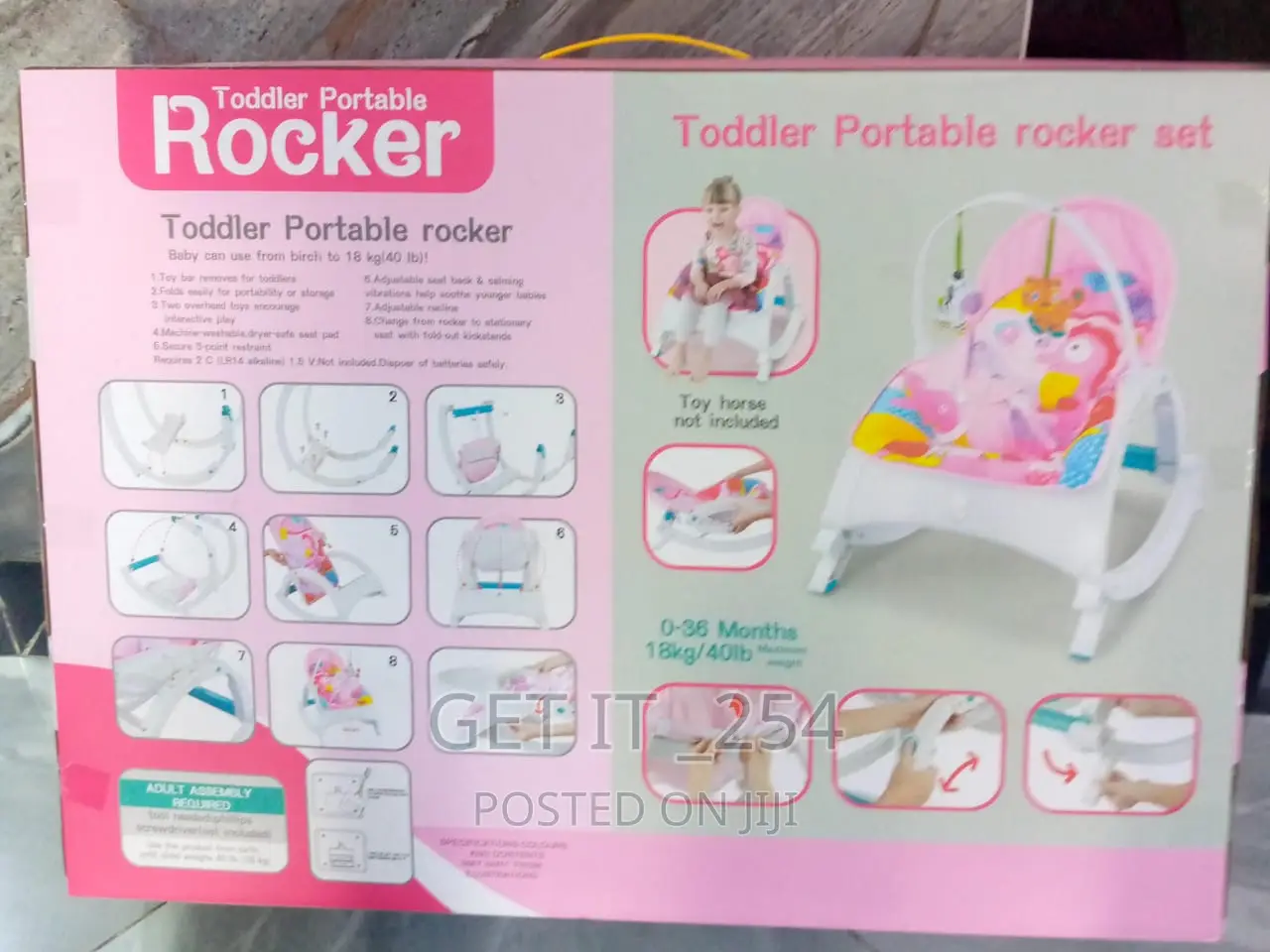 3in1 Baby Rocker
Max Weight 18kgs
Vibration/Melody