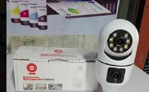 Dual Lens Bulb PTZ Wifi Nanny Camera With Motion - thumbnail 2