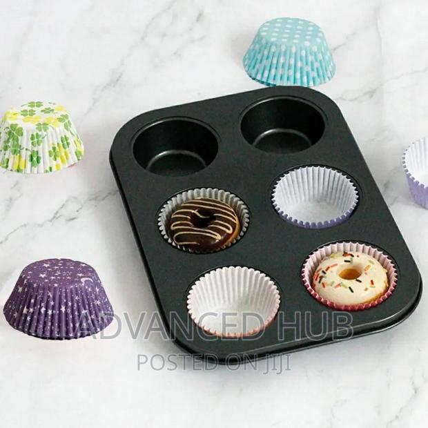 6holes Nonstick Cup Cake Tray - thumbnail 3