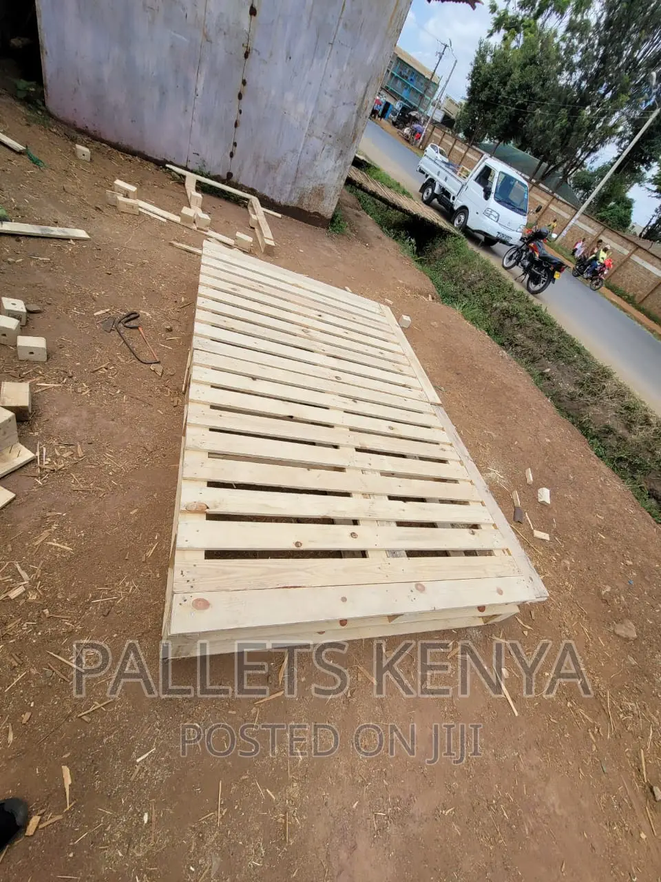 Pallet Bed- 4*6 DIY Pallet Bed. (KJ07)