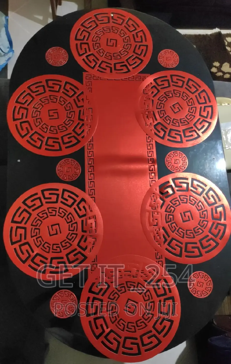 13pcs Versace Table Set 
✅6 Table Mats 
✅6 Coasters