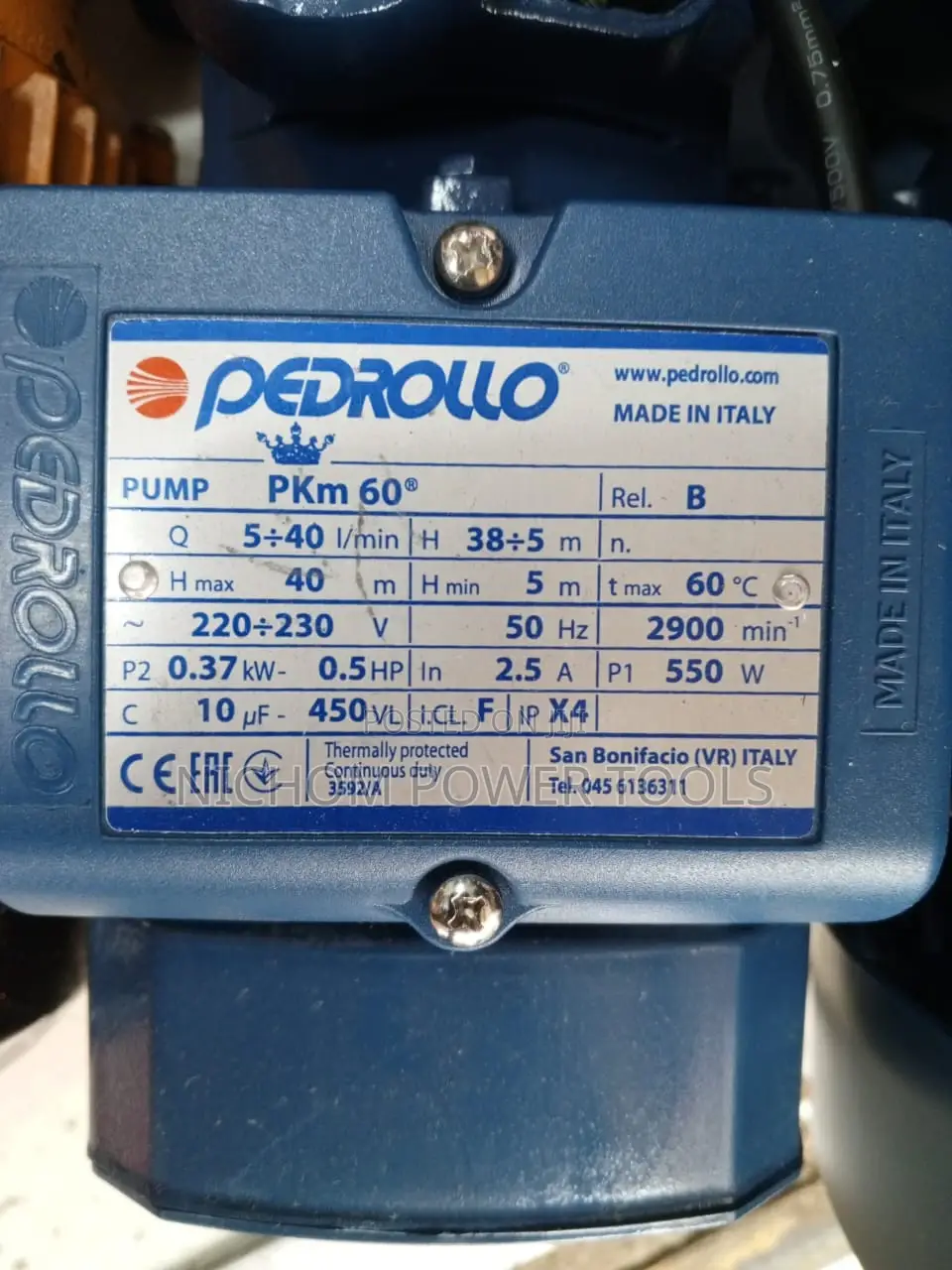 Water Pump Pedrollo
