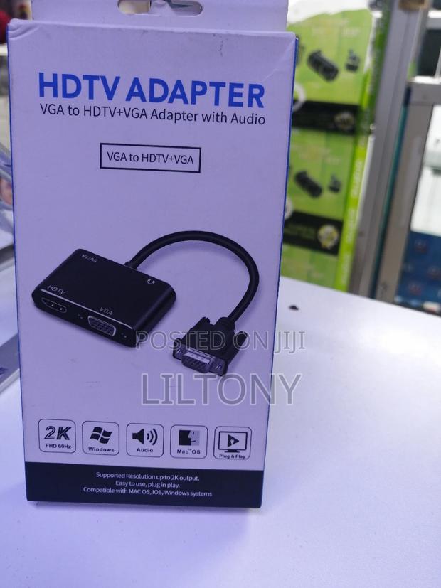 Vga to Hdmi +Vga Adapter - main view