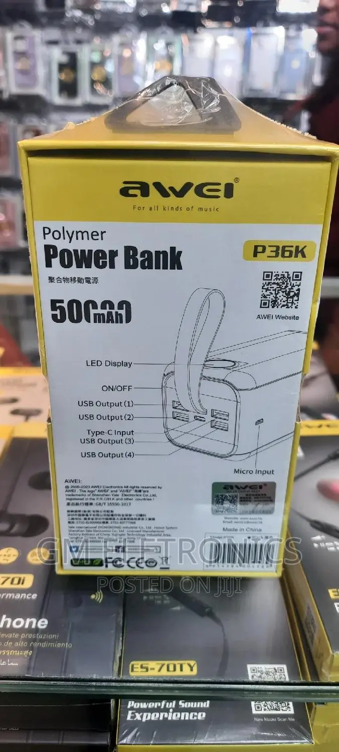 Awei P36K 50000mah Portable Powerbank.