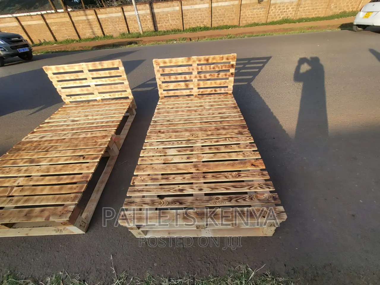 Pallet Bed- 4*6 Blazed Pallet Bed. (#HC14)