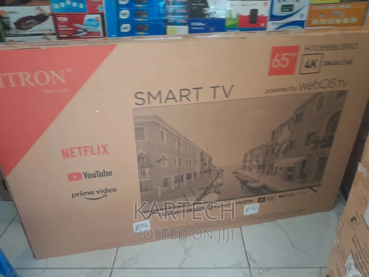 Vitron 65" Smart Android Frameless Tv