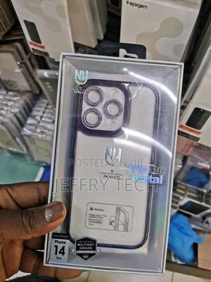 Glitter Clear Case With Lens Protector for iPhone 14 Pro - thumbnail 2