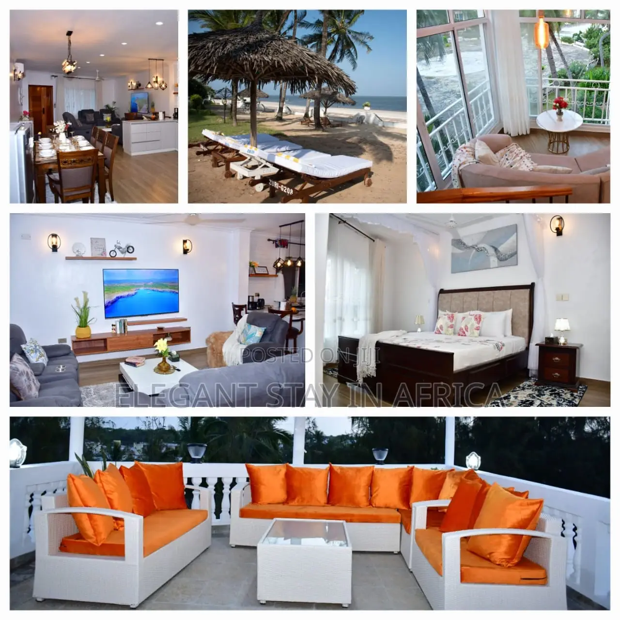 Airbnb 3bedroom Beachfront in Malindi at 17,500 Per Day