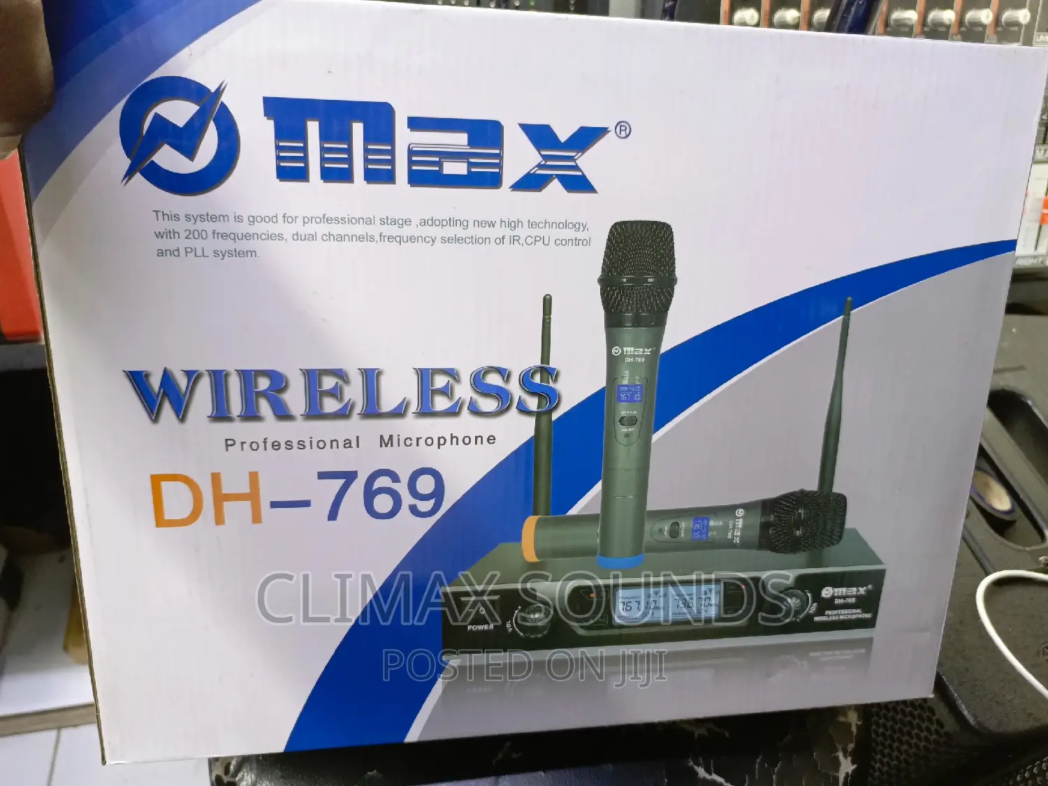 Wireless Microphone Max 769 Professional Wireless '