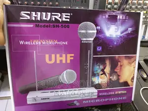 Shure Wireless Microphone Sh 500;,