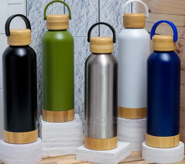 Premium Bamboo Top Thermo Bottle