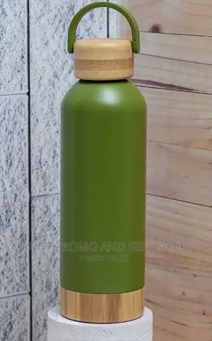 Premium Bamboo Top Thermo Bottle