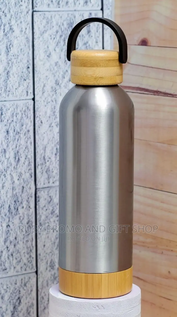 Premium Bamboo Top Thermo Bottle