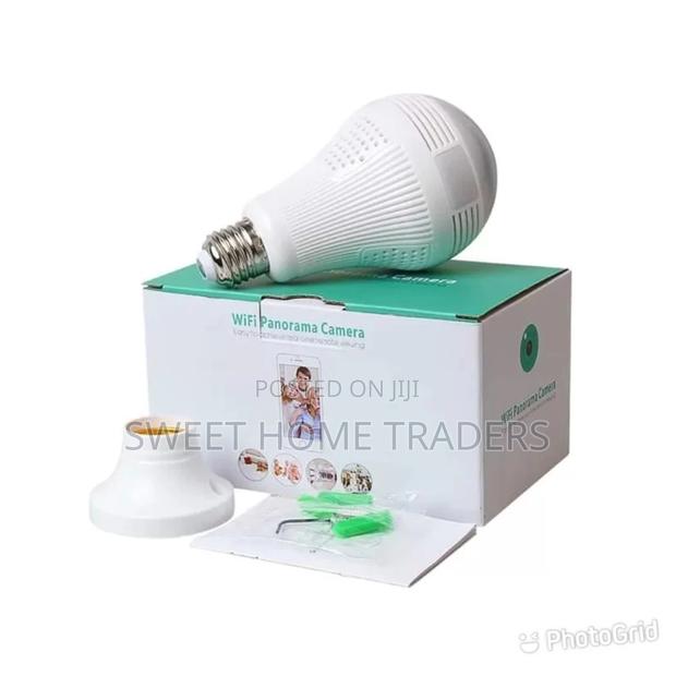 Nanny Camera -HOME CCTV Bulb - 360 Degrees Angle - main view