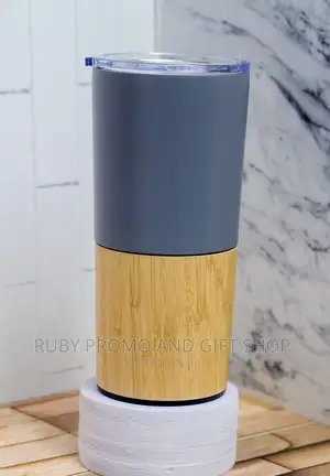 Sleek Design Wooden Thermo Mugs