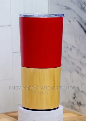 Sleek Design Wooden Thermo Mugs