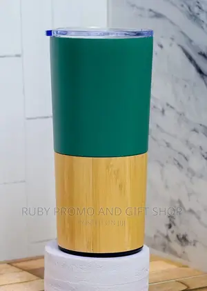 Sleek Design Wooden Thermo Mugs