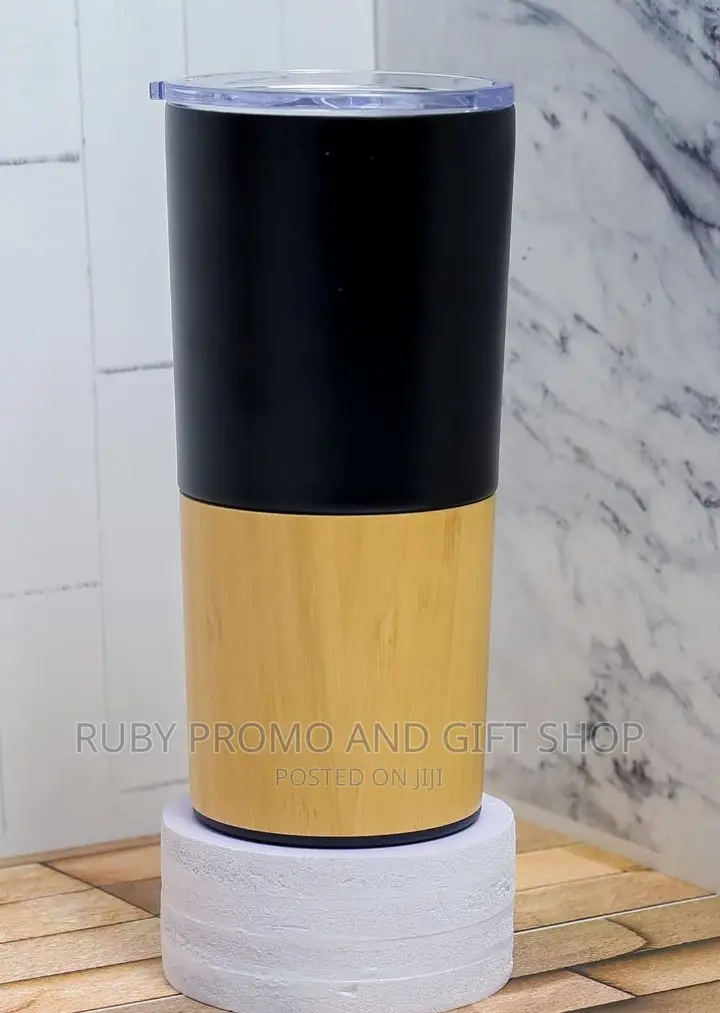 Sleek Design Wooden Thermo Mugs