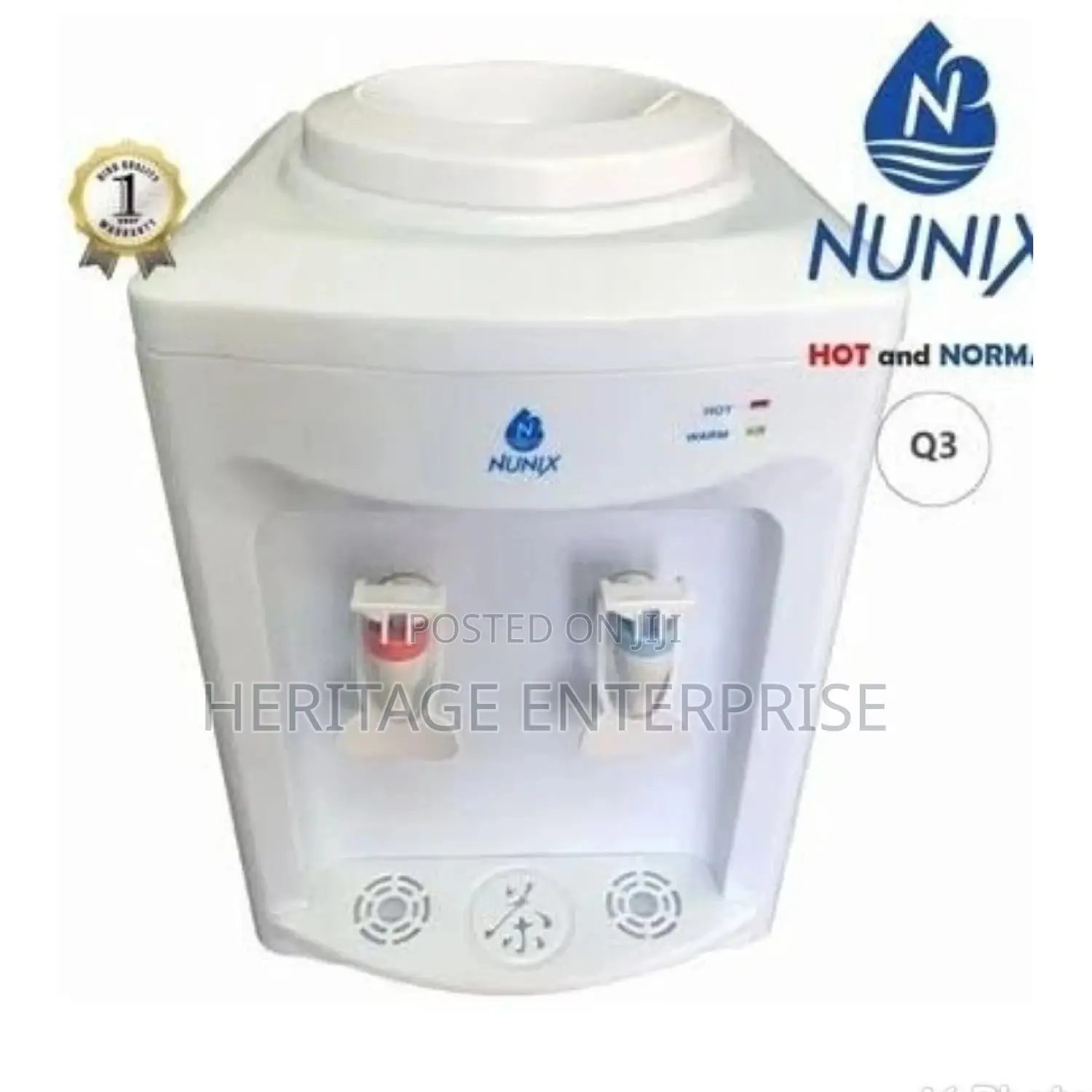 Dispenser - Nunix Table Top Hot/Norma Water Dispenser