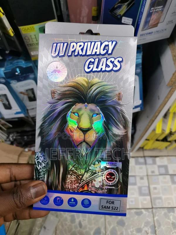 Privacy Tempered Glass for Samsung S22 Anti-Spy Screen Prote
