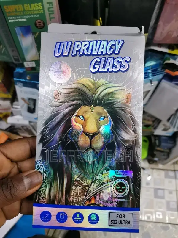 Anti Spy Glass for Samsung Galaxy S22 Ultra Privacy Screen P