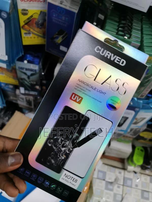 Samsung Galaxy Note 8 UV Glue NANO Liquid Tempered Glass SCR - thumbnail 3