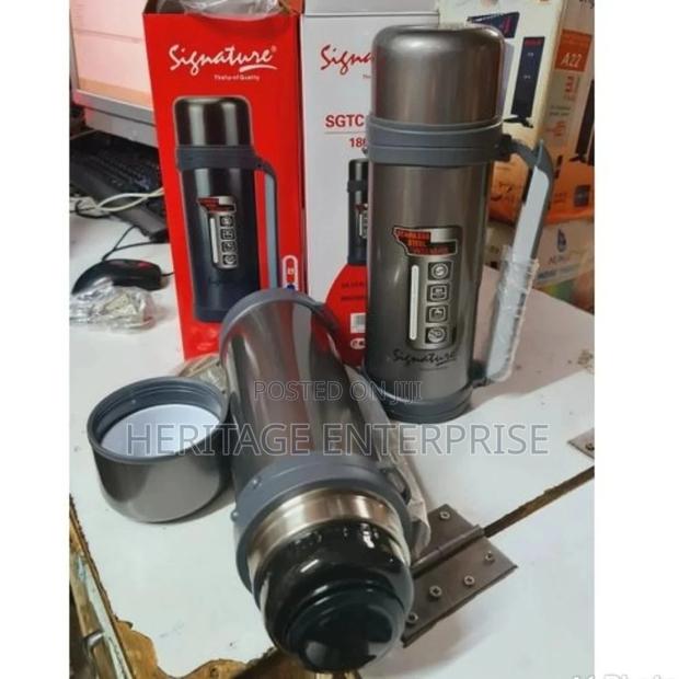 Vacuum Flask,Signature 1.8ltrs Stainless Steel Vacuum Flask.