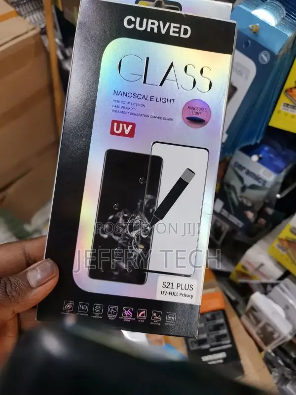 Samsung Galaxy S21 Plus UV Glue NANO Liquid Tempered Glass