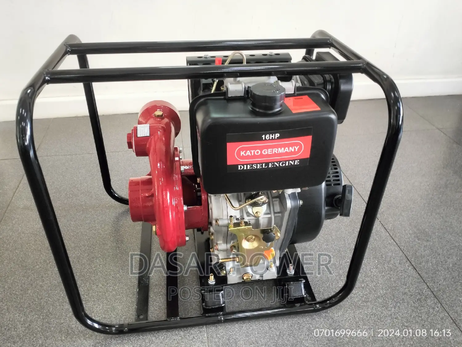 16hp High Pressure Pump, 100m Head.