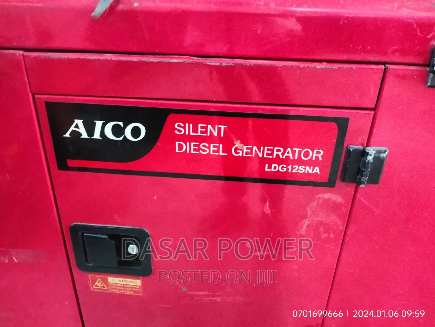 12kva Generator for Hire.