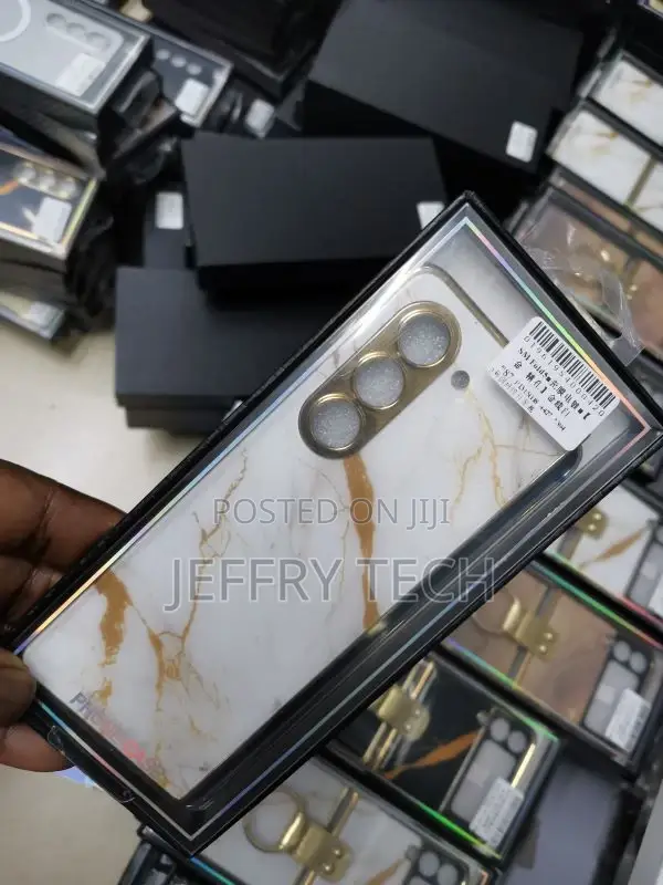 Marble Series Case for Samsung Galaxy Z Fold5 5G Grip Kickst