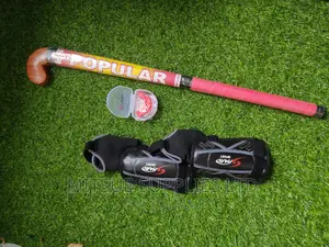 Under 11 Years School Hockey Set ( Stick, Shin Mouth Guards