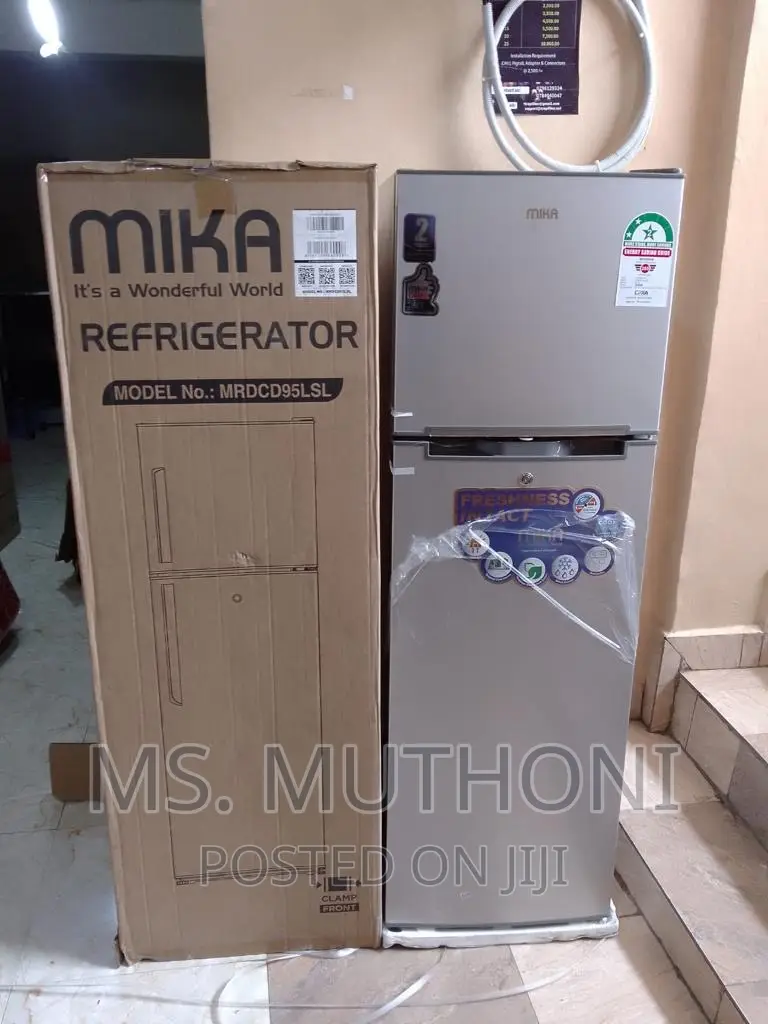 Mika 168 Litres Double Door Refrigerator