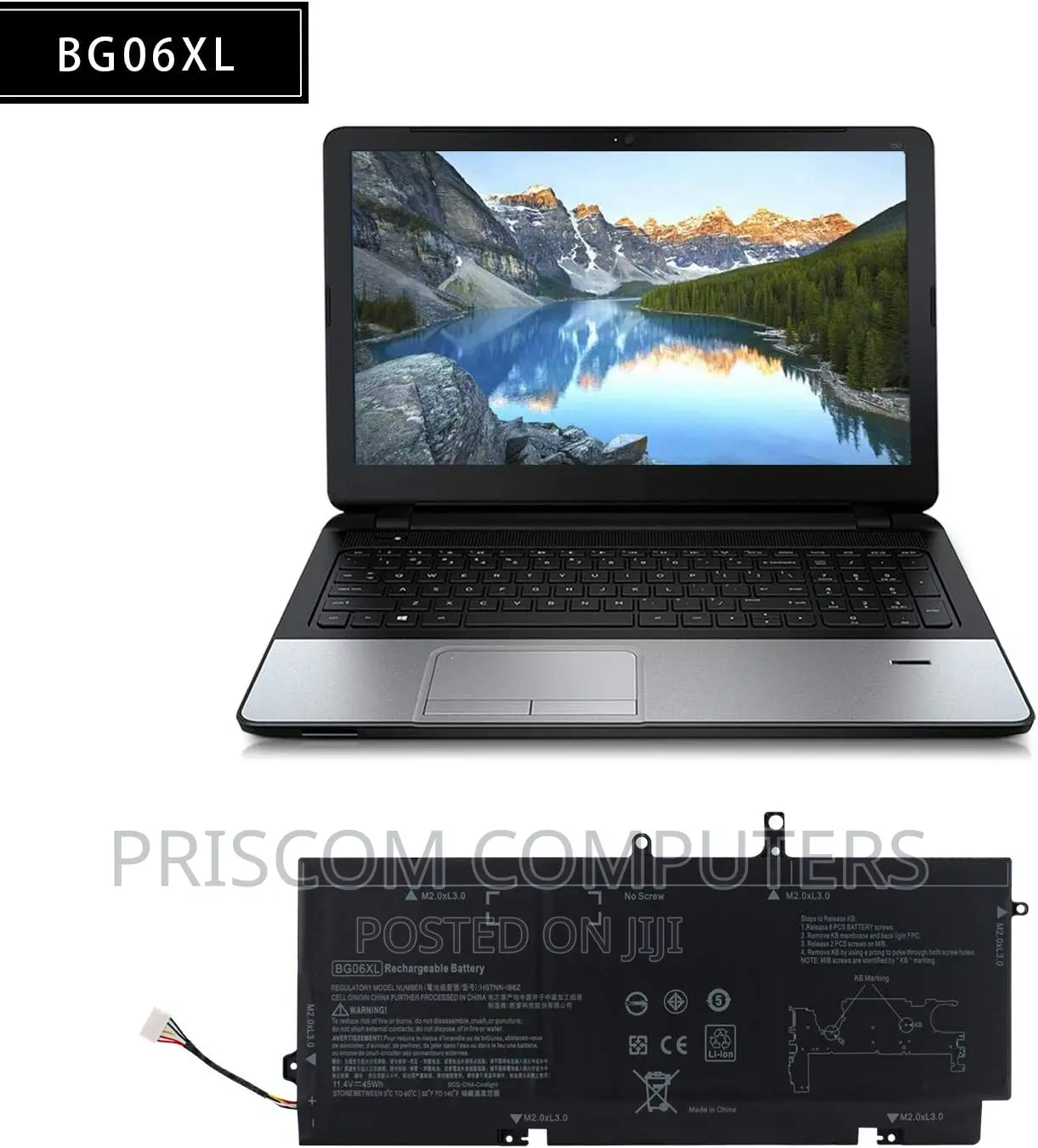 HP BG06XL Original Laptop Battery for Hp 1040 G3 BG06 BG0604