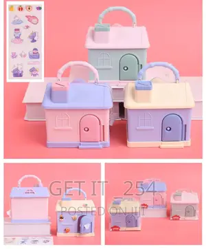 House Shaped Piggy Bank*
*Comes With Decorative Stickers