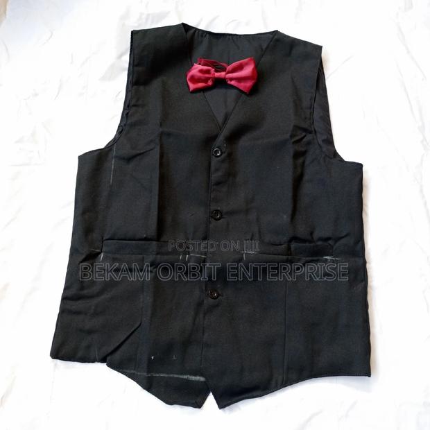 Customized Professional Unisex Waistcoat Bowtie - main view