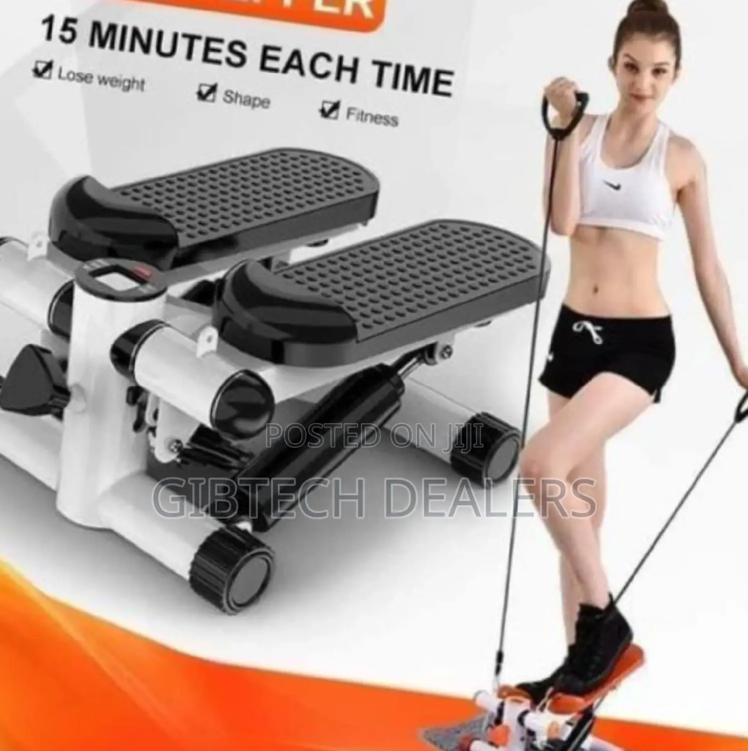 Affordable Mini Stepper With Resistance Bands