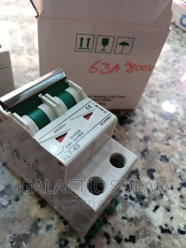 DC MCB 2pole 63A 800V